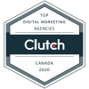 Clutch Reviews Parilon The Clutch.co top Digital Marketing Agencies Logo